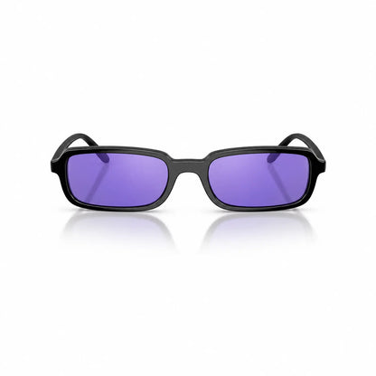 Vogue VO5666S replacement lenses in mirrored purple, front view of the frame fitted with the new lenses · ReFramed