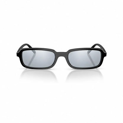 Vogue VO5666S replacement lenses in mirrored silver, front view of the frame fitted with the new lenses · ReFramed