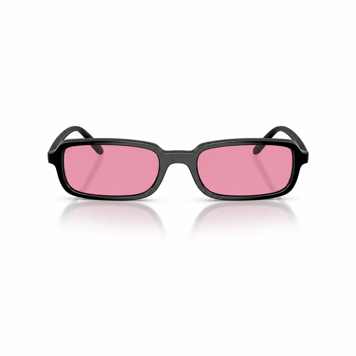 Vogue VO5666S replacement lenses in pink, front view of the frame fitted with the new lenses · ReFramed