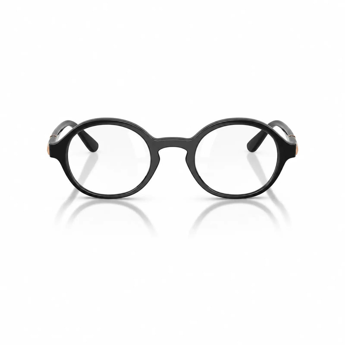 Vogue VO5692S replacement lenses in crystal clear, front view of the frame fitted with the new lenses · ReFramed