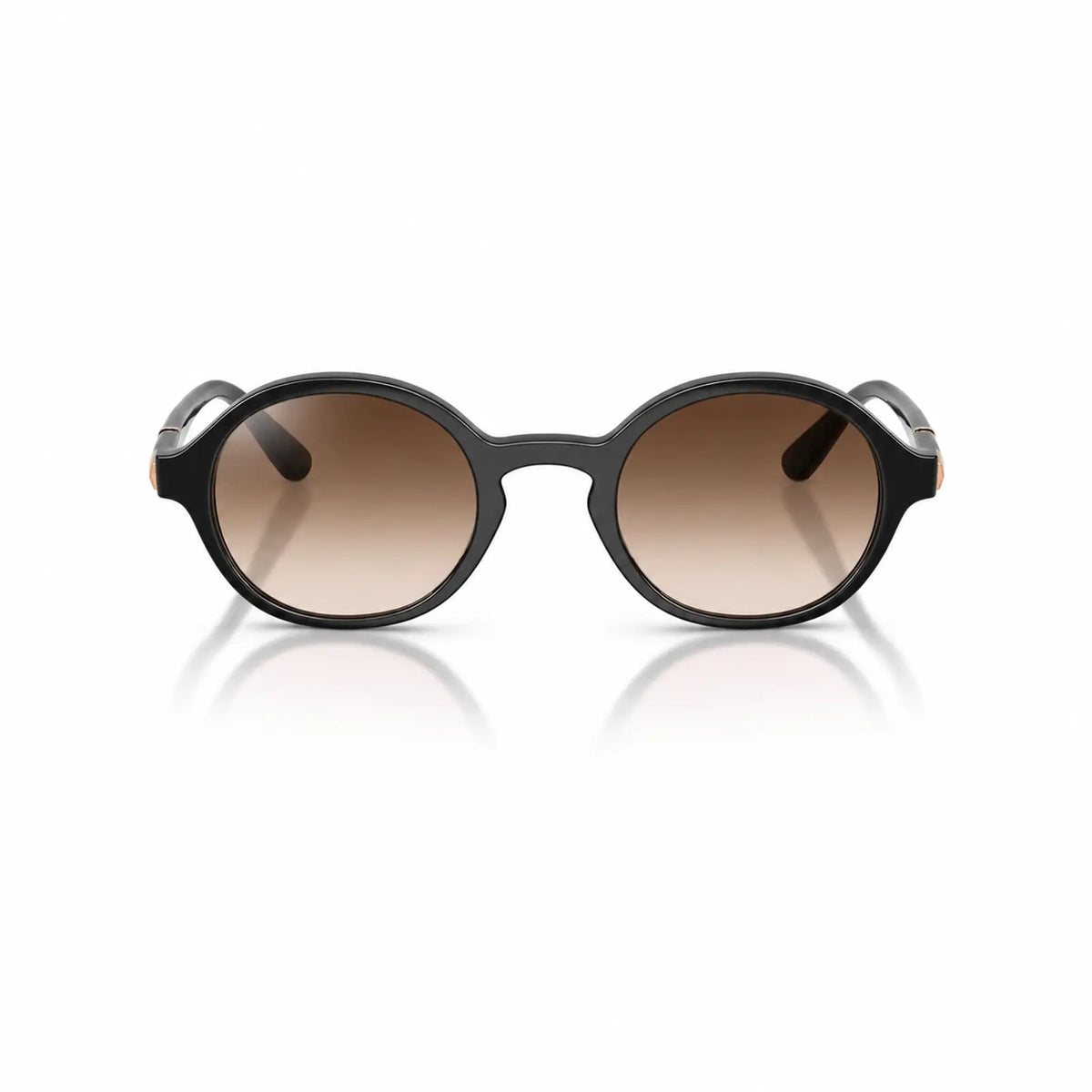 Vogue VO5692S replacement lenses in gradient brown, front view of the frame fitted with the new lenses · ReFramed