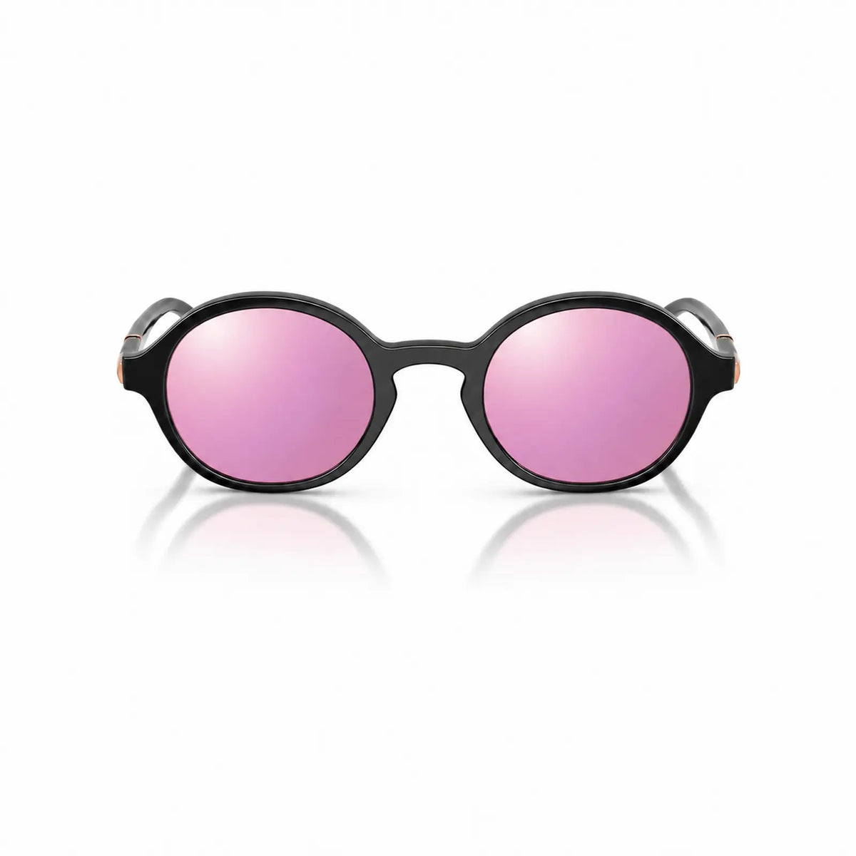 Vogue VO5692S replacement lenses in mirrored pink, front view of the frame fitted with the new lenses · ReFramed
