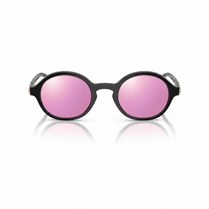 Vogue VO5692S replacement lenses in mirrored pink, front view of the frame fitted with the new lenses · ReFramed