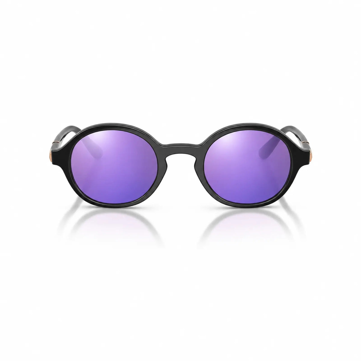 Vogue VO5692S replacement lenses in mirrored purple, front view of the frame fitted with the new lenses · ReFramed
