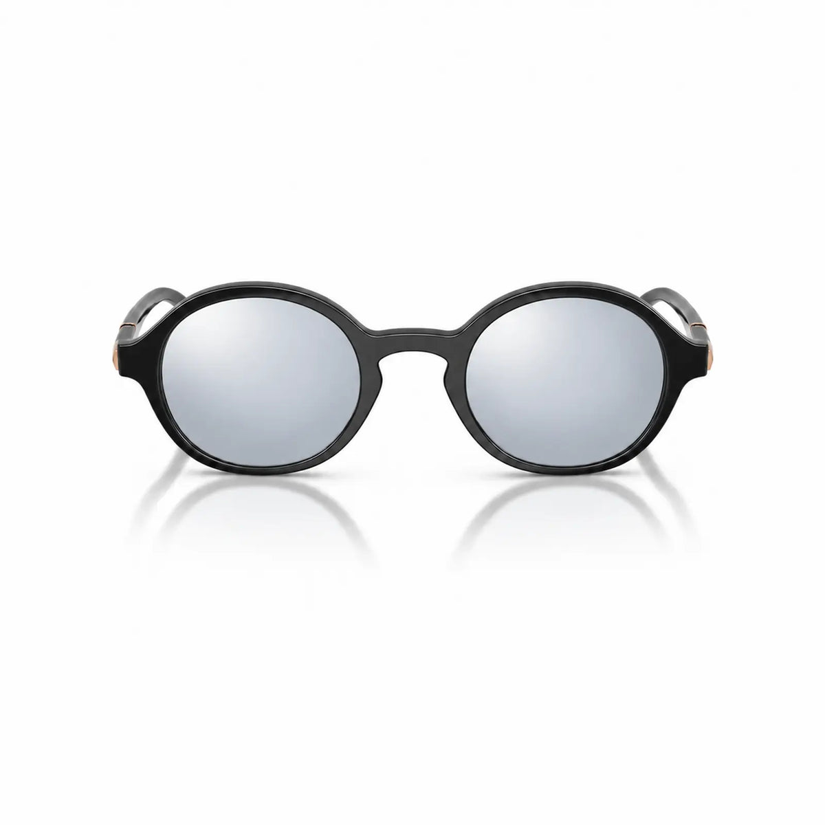 Vogue VO5692S replacement lenses in mirrored silver, front view of the frame fitted with the new lenses · ReFramed