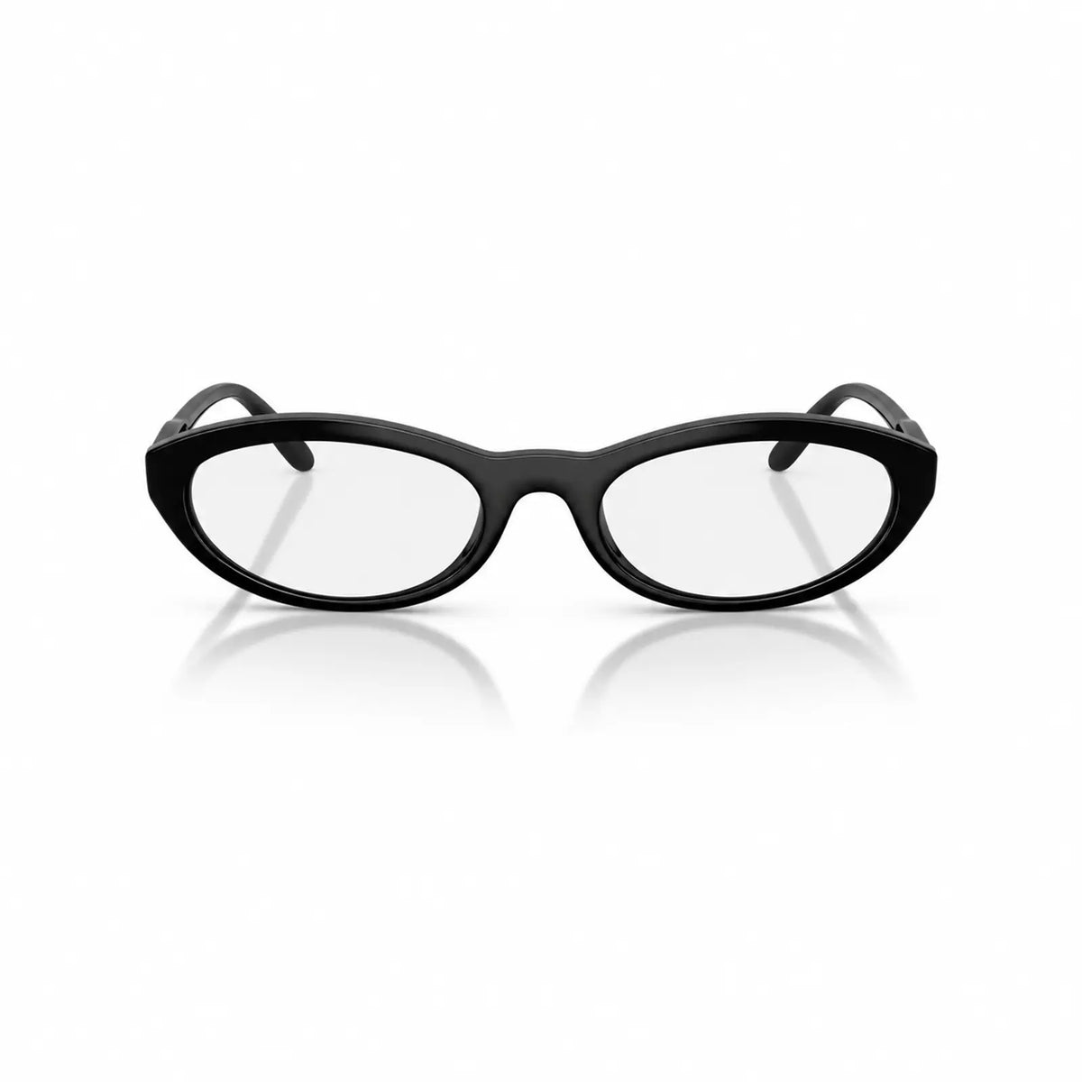 Vogue VO5697SU replacement lenses in crystal clear, front view of the frame fitted with the new lenses · ReFramed