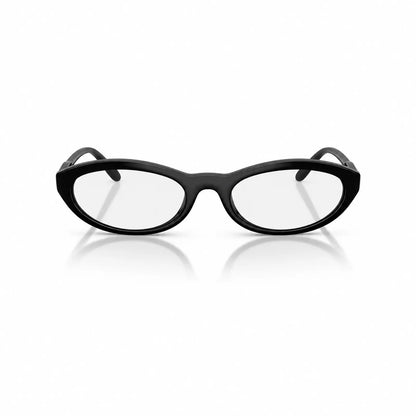 Vogue VO5697SU replacement lenses in crystal clear, front view of the frame fitted with the new lenses · ReFramed
