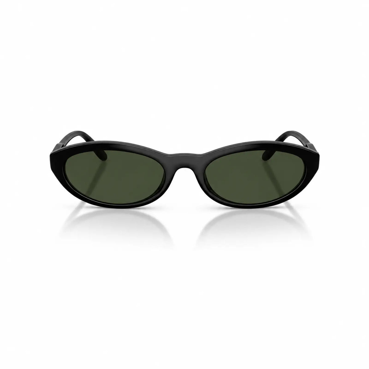 Vogue VO5697SU replacement lenses in G15 green, front view of the frame fitted with the new lenses · ReFramed