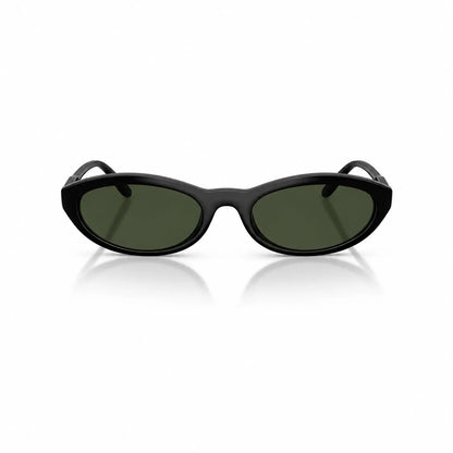 Vogue VO5697SU replacement lenses in G15 green, front view of the frame fitted with the new lenses · ReFramed