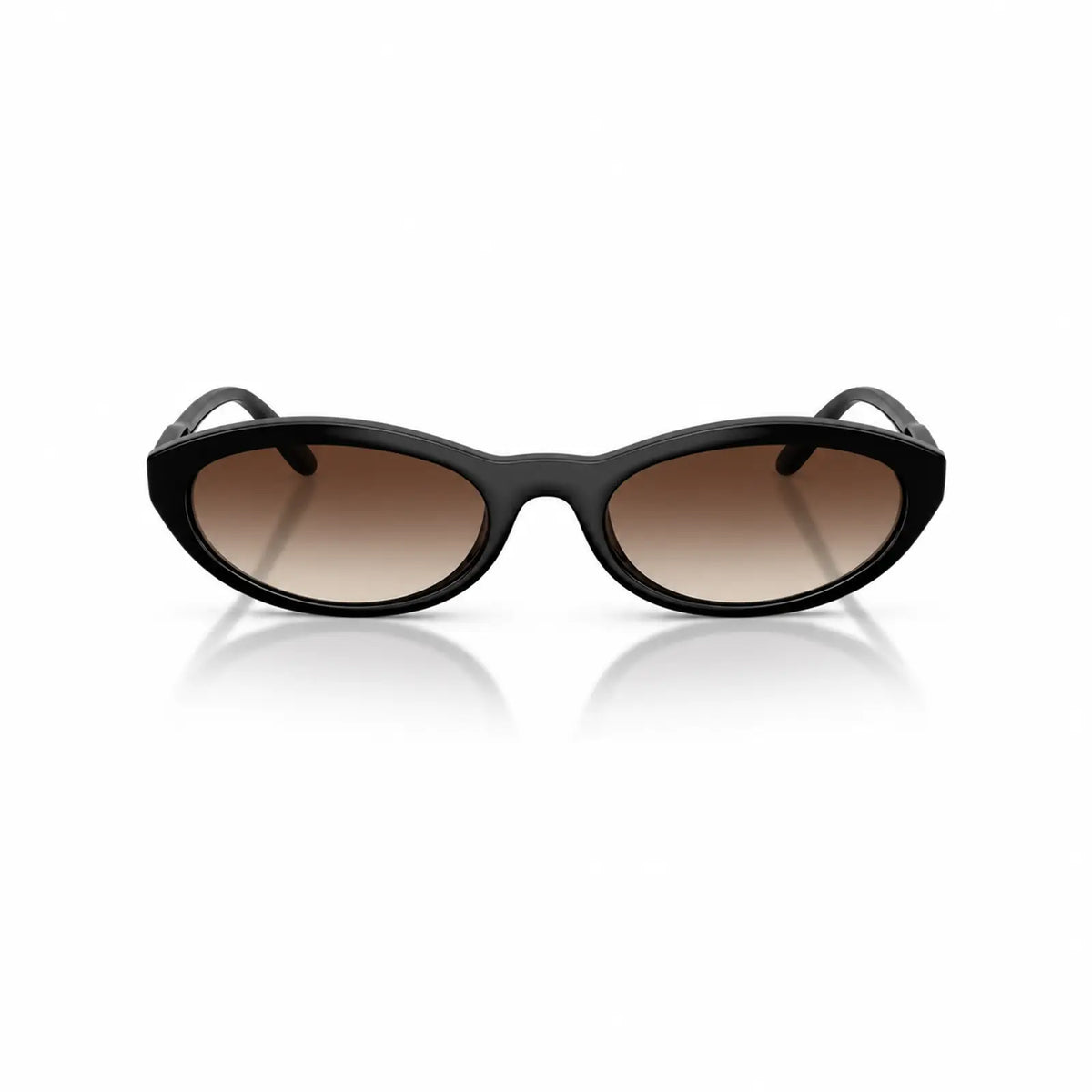 Vogue VO5697SU replacement lenses in gradient brown, front view of the frame fitted with the new lenses · ReFramed