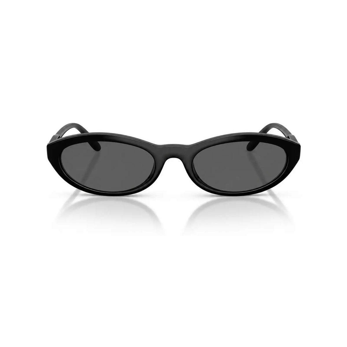 Vogue VO5697SU replacement lenses in gray, front view of the frame fitted with the new lenses · ReFramed