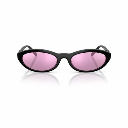 Vogue VO5697SU replacement lenses in mirrored pink, front view of the frame fitted with the new lenses · ReFramed