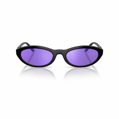 Vogue VO5697SU replacement lenses in mirrored purple, front view of the frame fitted with the new lenses · ReFramed