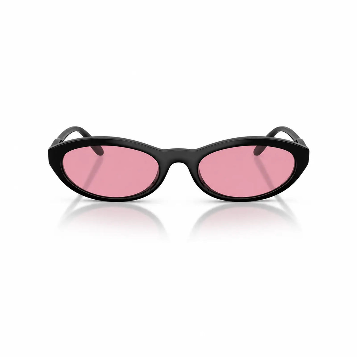 Vogue VO5697SU replacement lenses in pink, front view of the frame fitted with the new lenses · ReFramed
