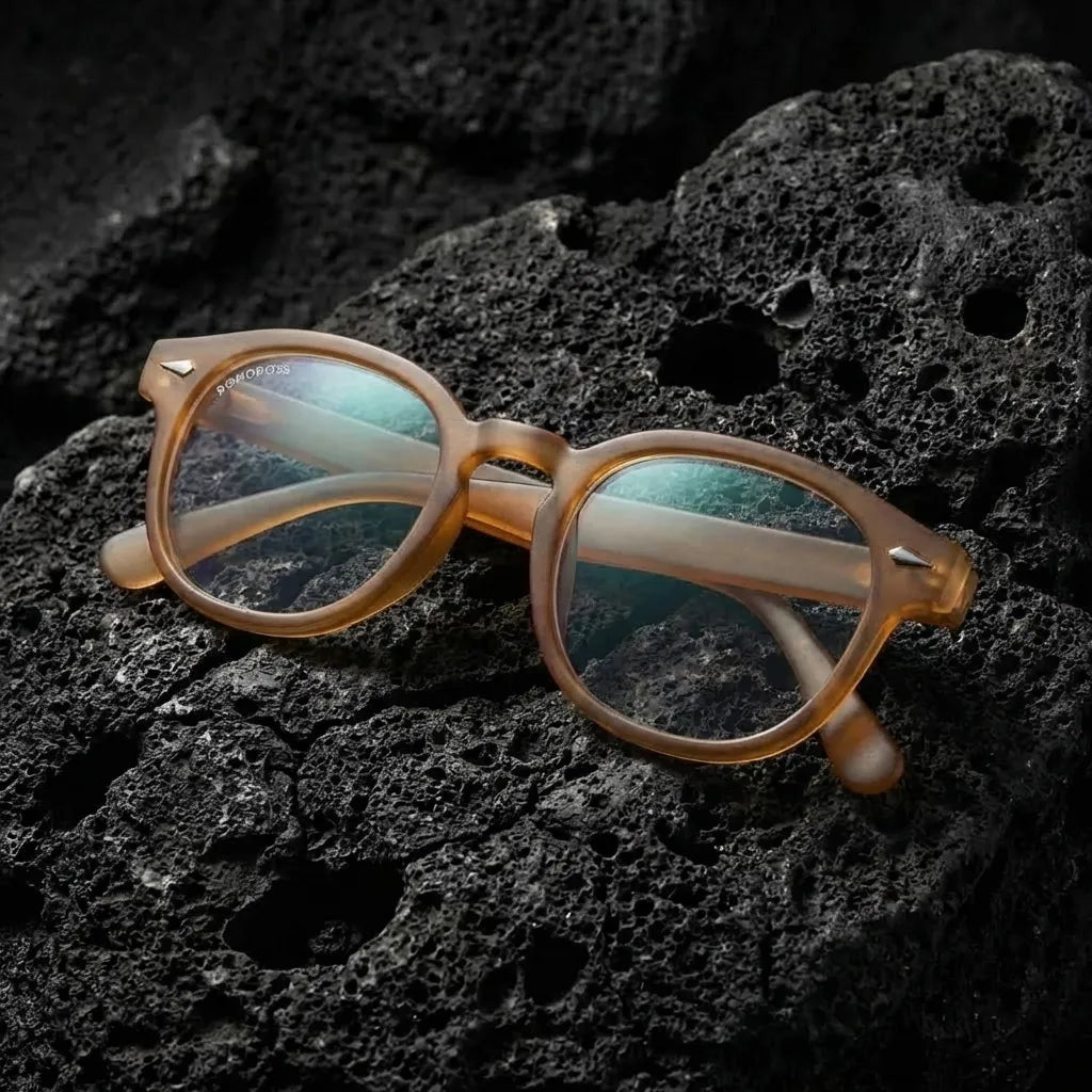 Waimea RPET round eyeglass frames in recycled plastic, unisex size L · ReFramed, photo 1 of 30