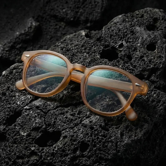 Waimea RPET round eyeglass frames in recycled plastic, unisex size L · ReFramed, photo 1 of 30