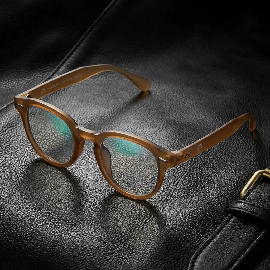 Waimea RPET round eyeglass frames in recycled plastic, unisex size L · ReFramed, photo 3 of 30