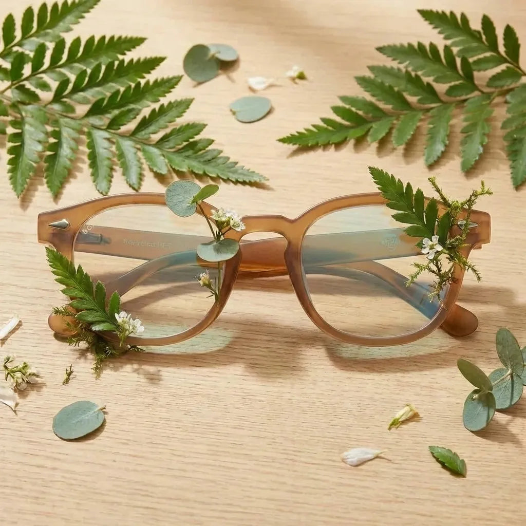 Waimea RPET round eyeglass frames in recycled plastic, unisex size L · ReFramed, photo 5 of 30