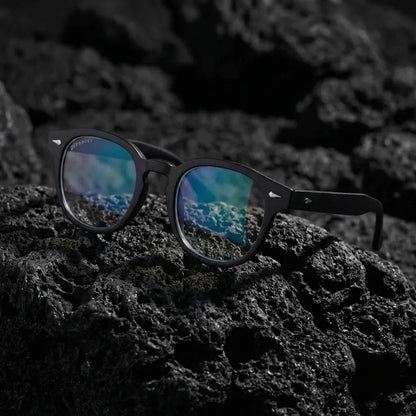 Waimea RPET round eyeglass frames in recycled plastic, unisex size L · ReFramed, photo 9 of 30
