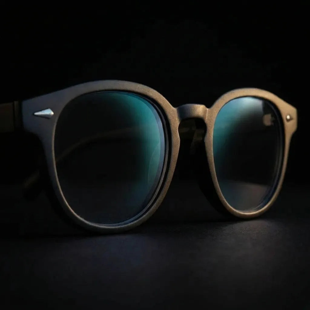 Waimea RPET round eyeglass frames in recycled plastic, unisex size L · ReFramed, photo 13 of 30