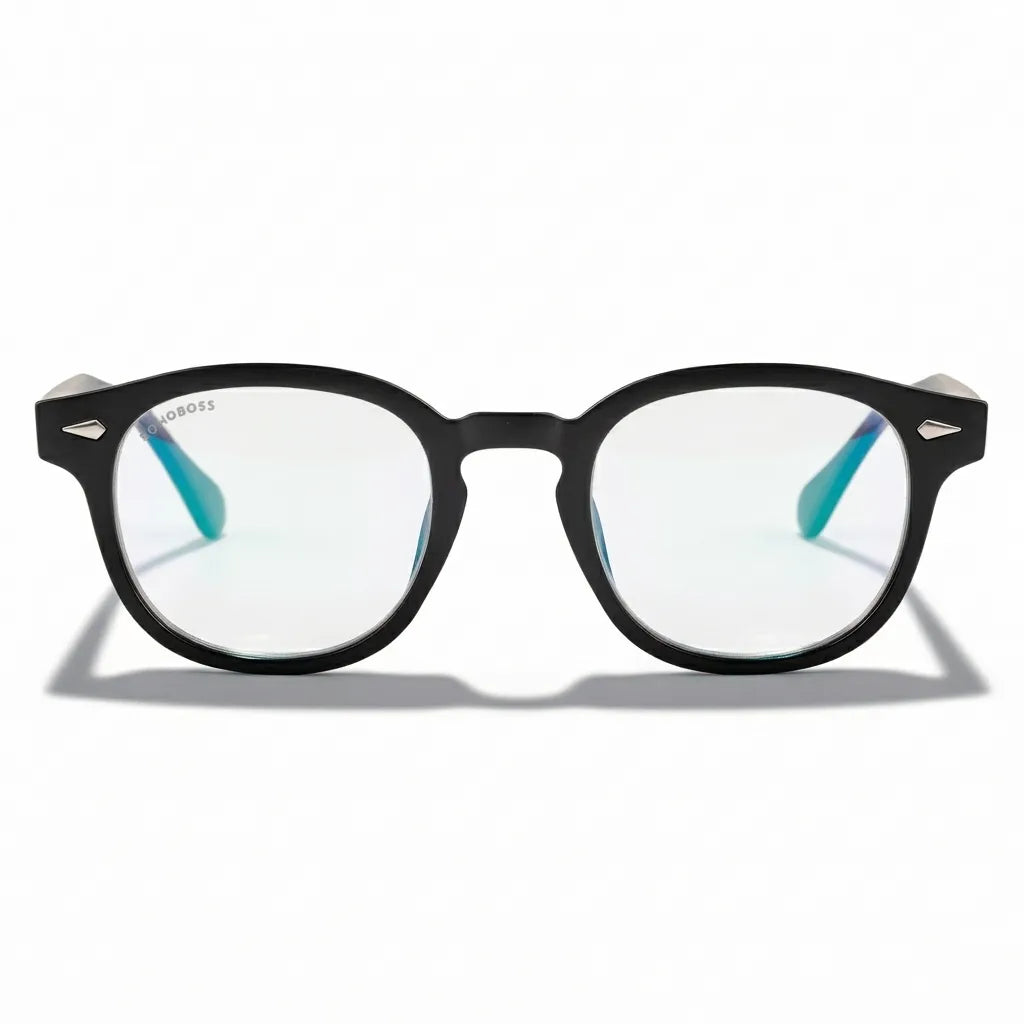 Waimea RPET round eyeglass frames in recycled plastic, unisex size L · ReFramed, photo 16 of 30