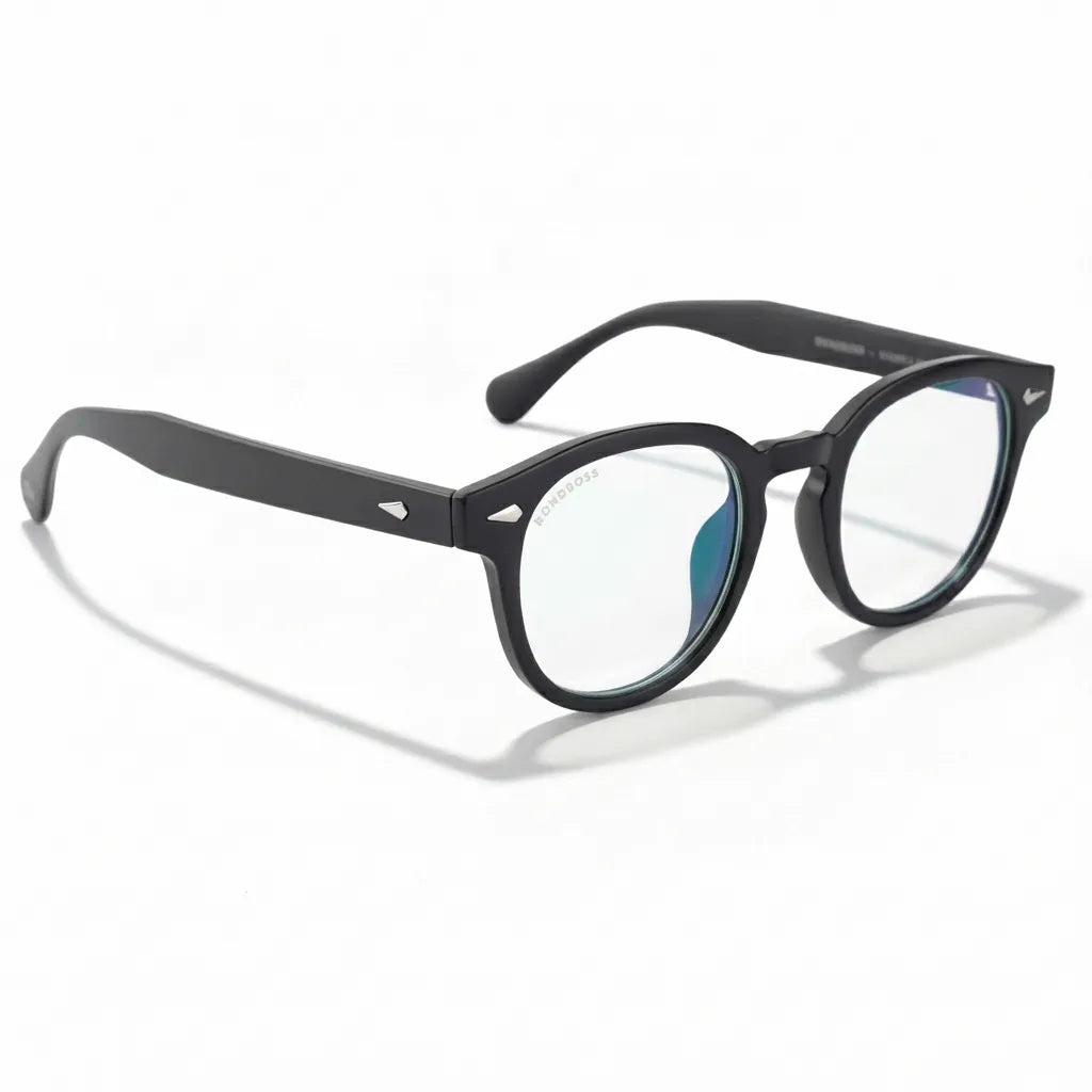 Waimea RPET round eyeglass frames in recycled plastic, unisex size L · ReFramed, photo 17 of 30