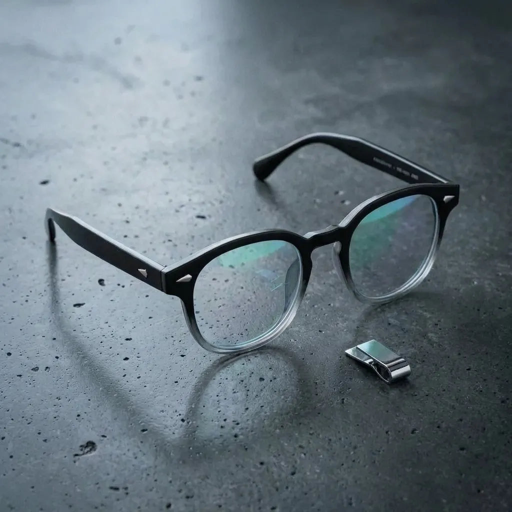 Waimea RPET round eyeglass frames in recycled plastic, unisex size L · ReFramed, photo 19 of 30