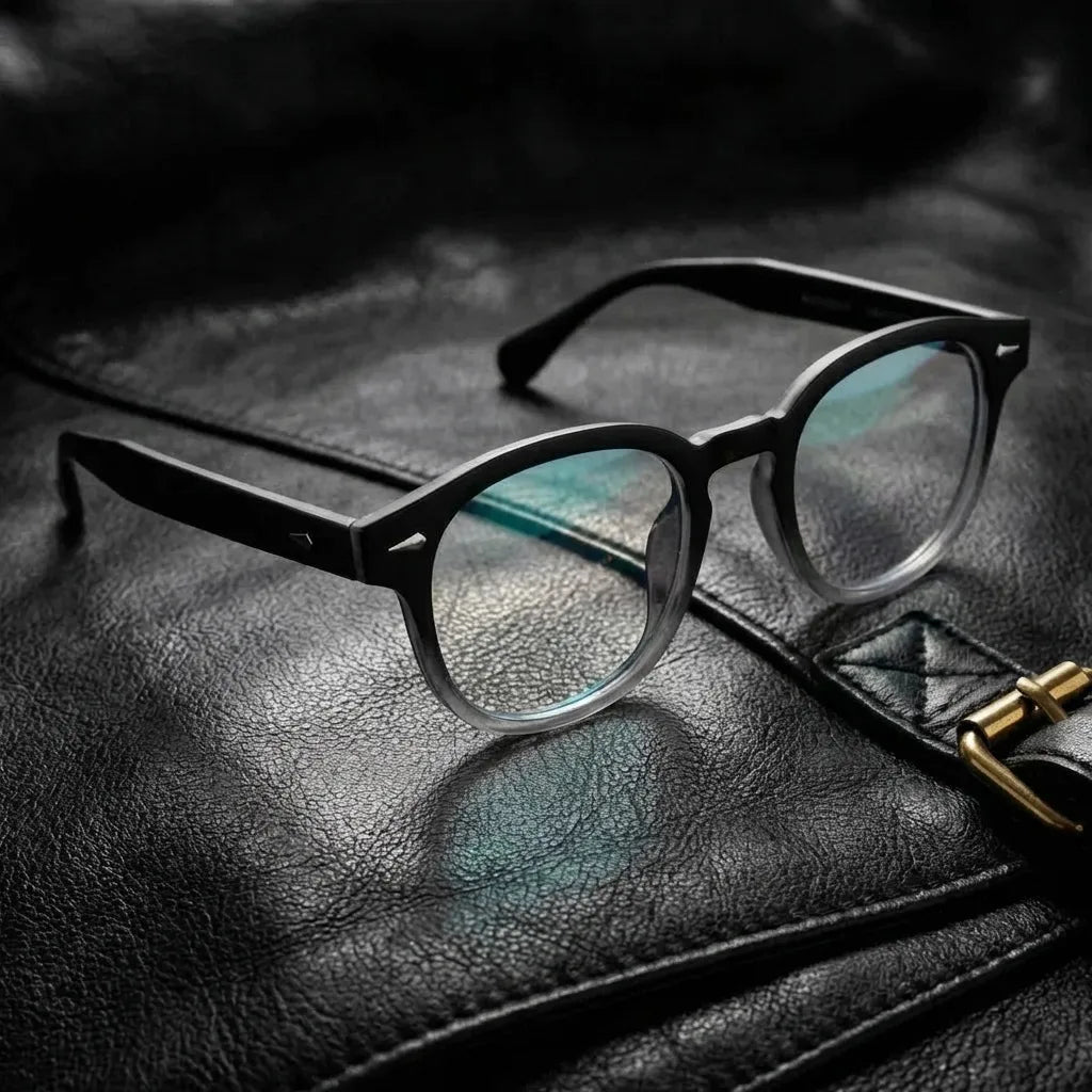 Waimea RPET round eyeglass frames in recycled plastic, unisex size L · ReFramed, photo 21 of 30