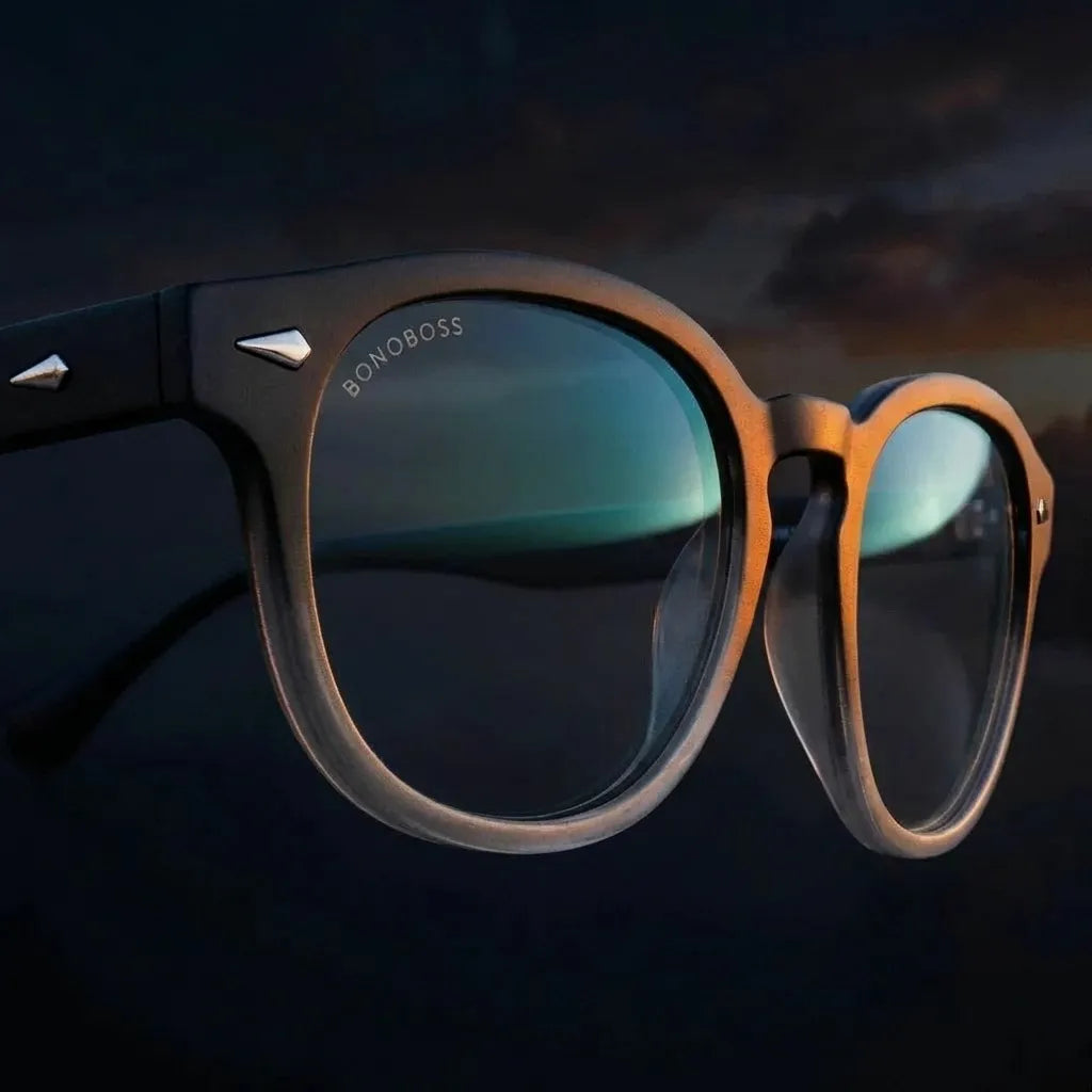 Waimea RPET round eyeglass frames in recycled plastic, unisex size L · ReFramed, photo 23 of 30