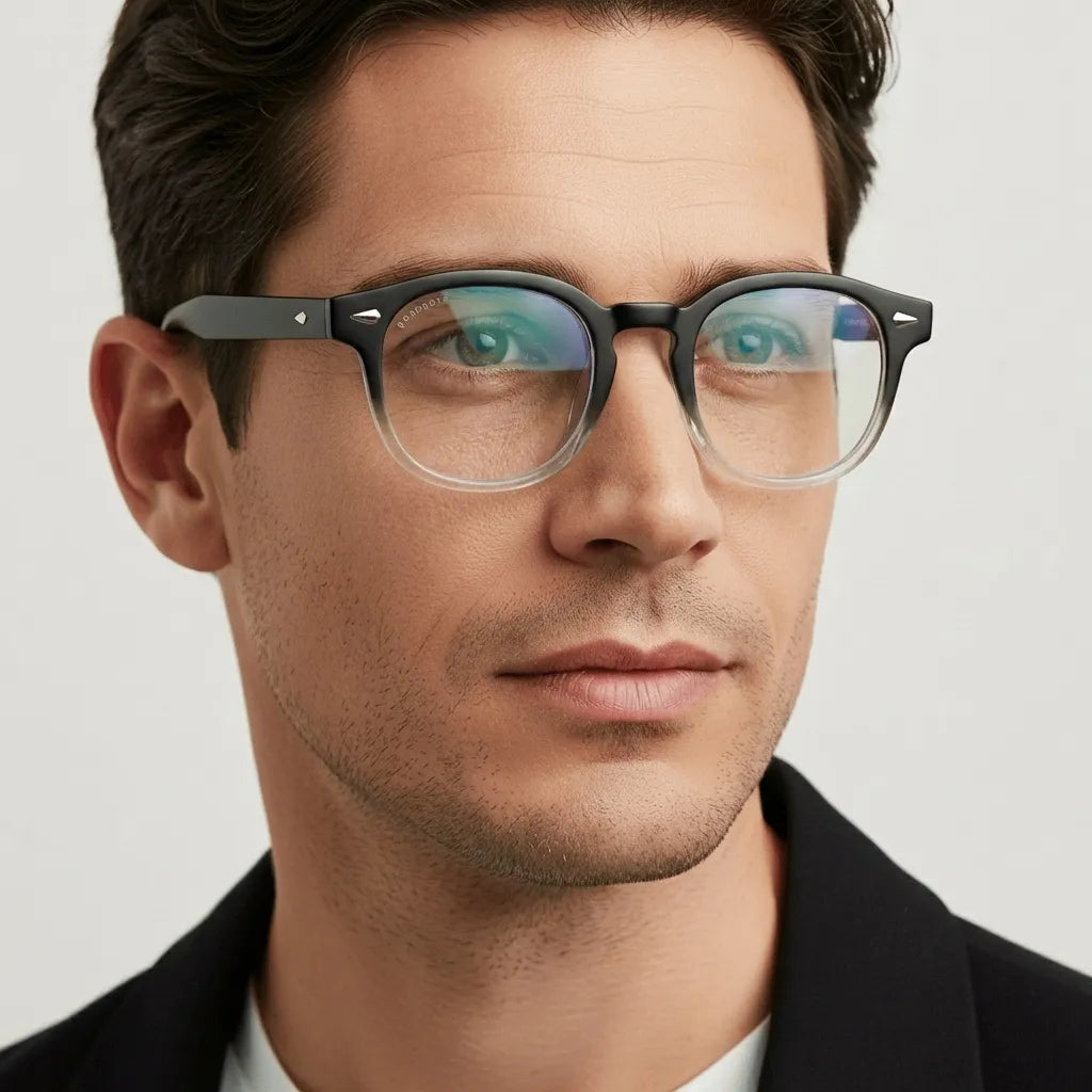 Waimea RPET round eyeglass frames in recycled plastic, unisex size L · ReFramed, photo 25 of 30