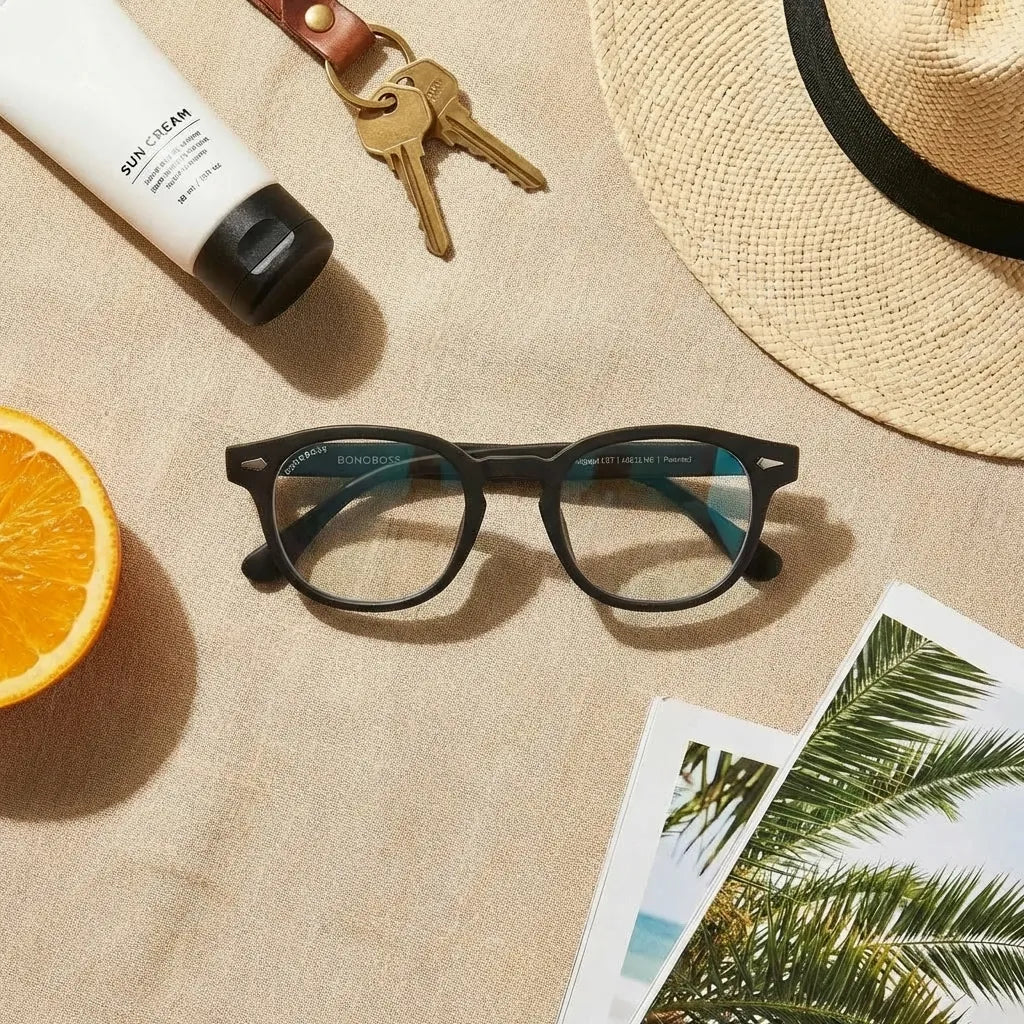 Waimea RPET Round Eyeglass Frames in Recycled Plastic