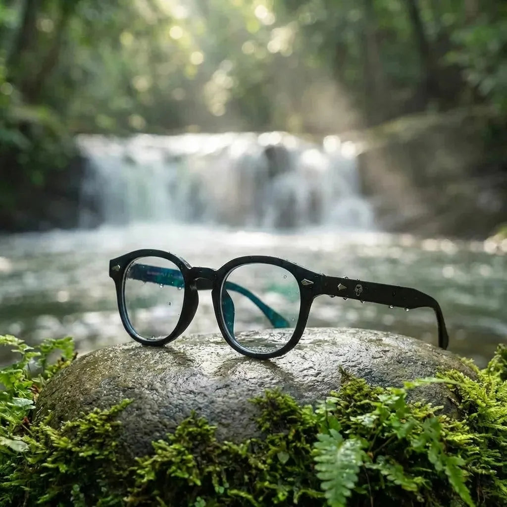 Waimea RPET Round Eyeglass Frames in Recycled Plastic