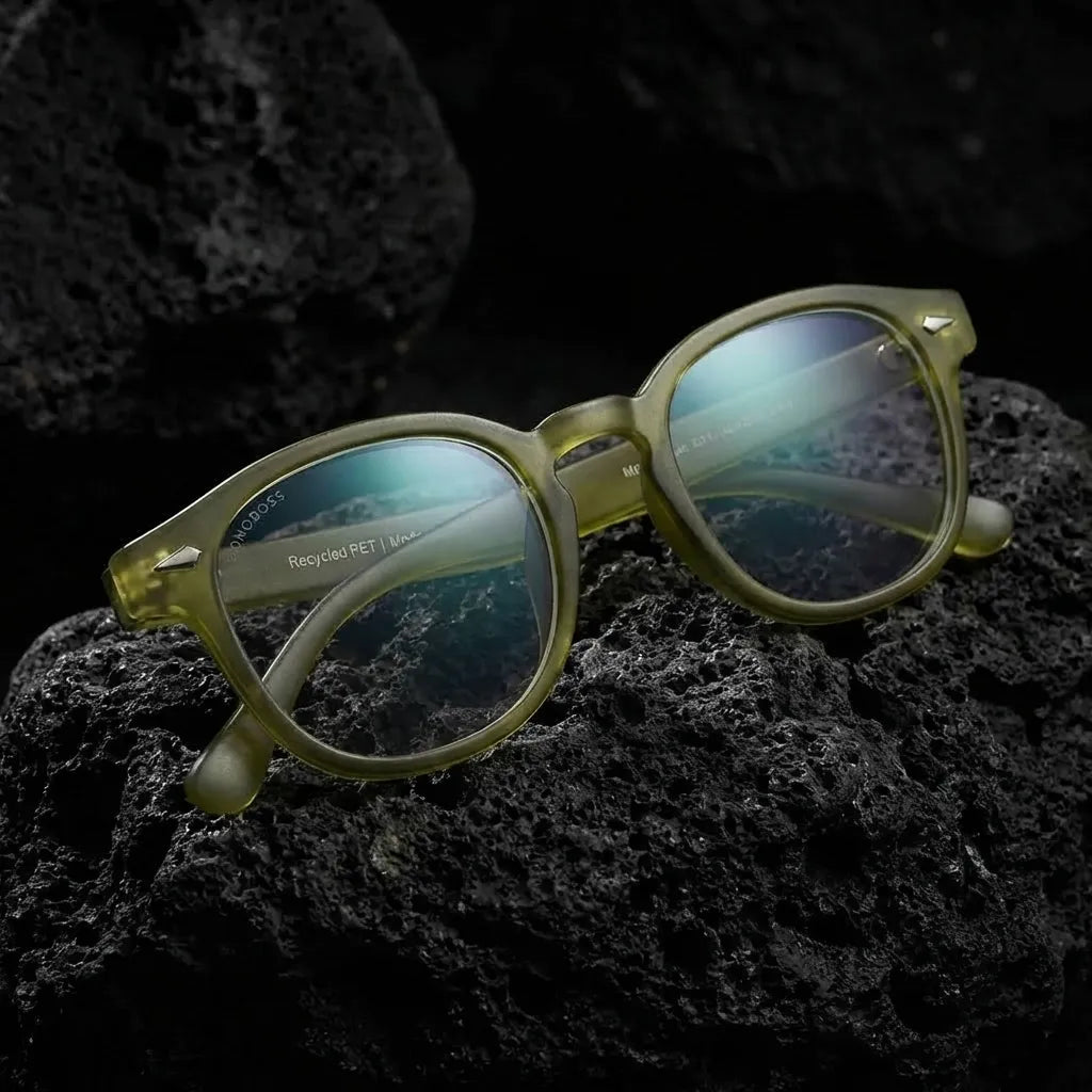 Waimea RPET Round Eyeglass Frames in Recycled Plastic