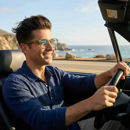 Waimea RPET Round Eyeglass Frames in Recycled Plastic