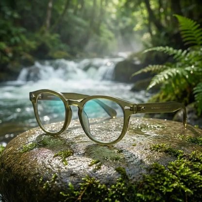 Waimea RPET Round Eyeglass Frames in Recycled Plastic